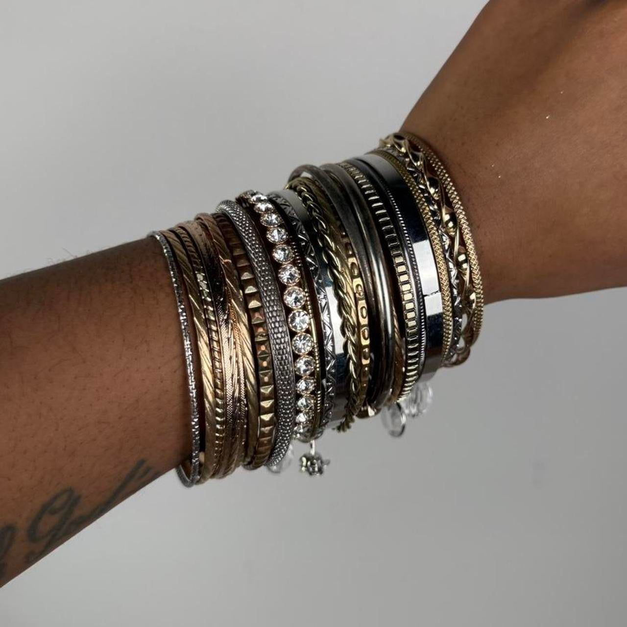 Boho bangle stack