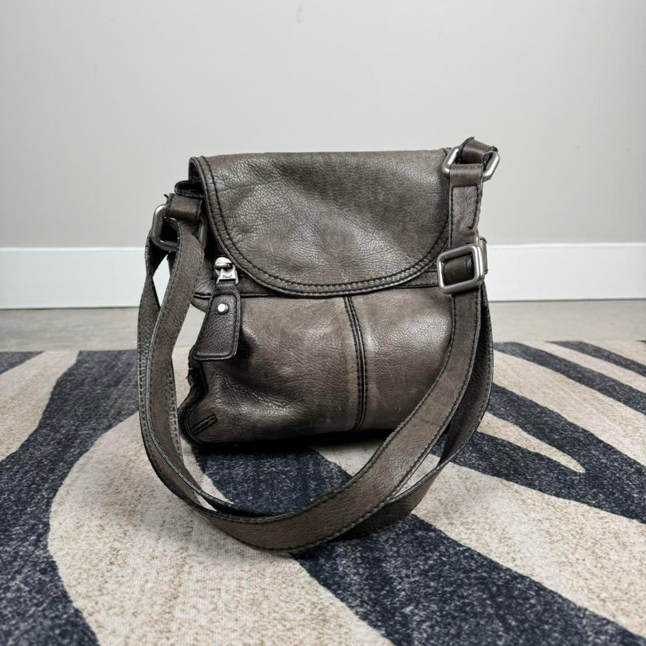 Gray Fossil Bag
