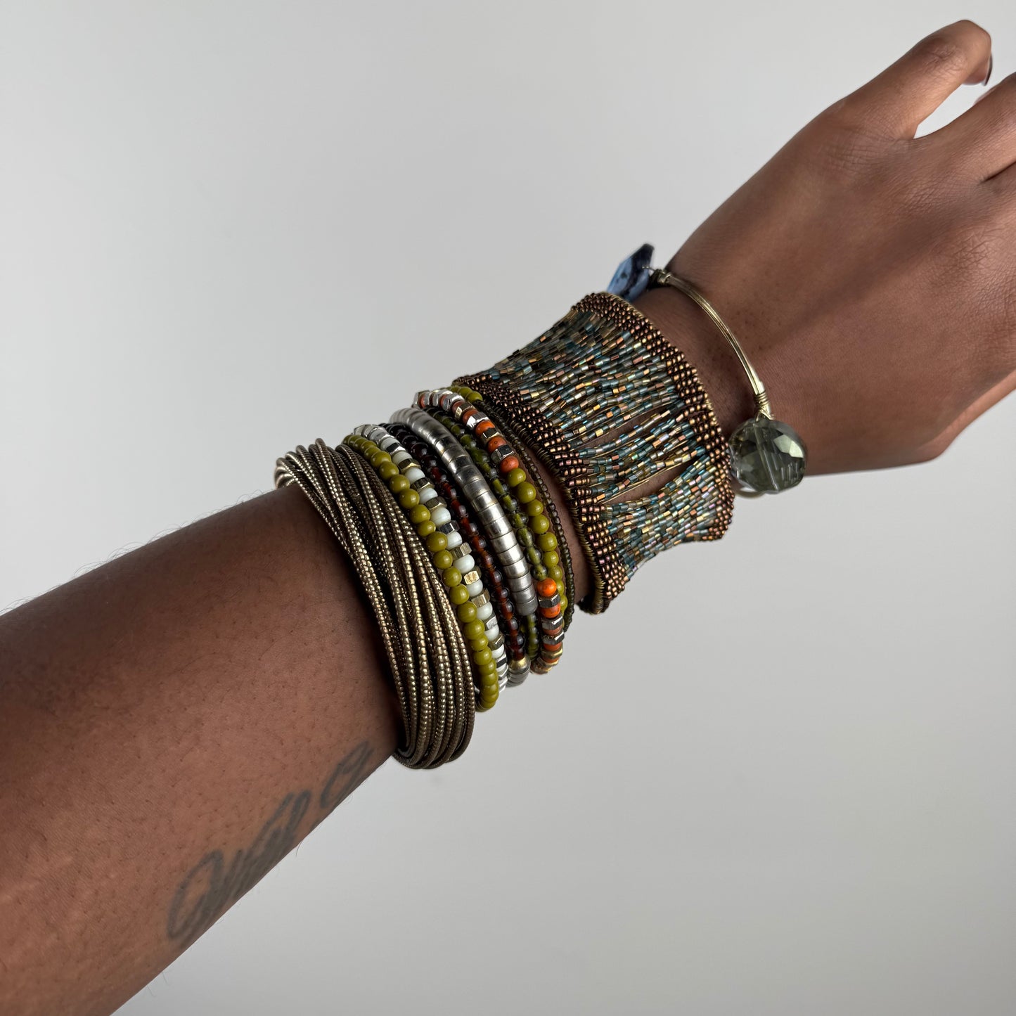 Boho bangle stack