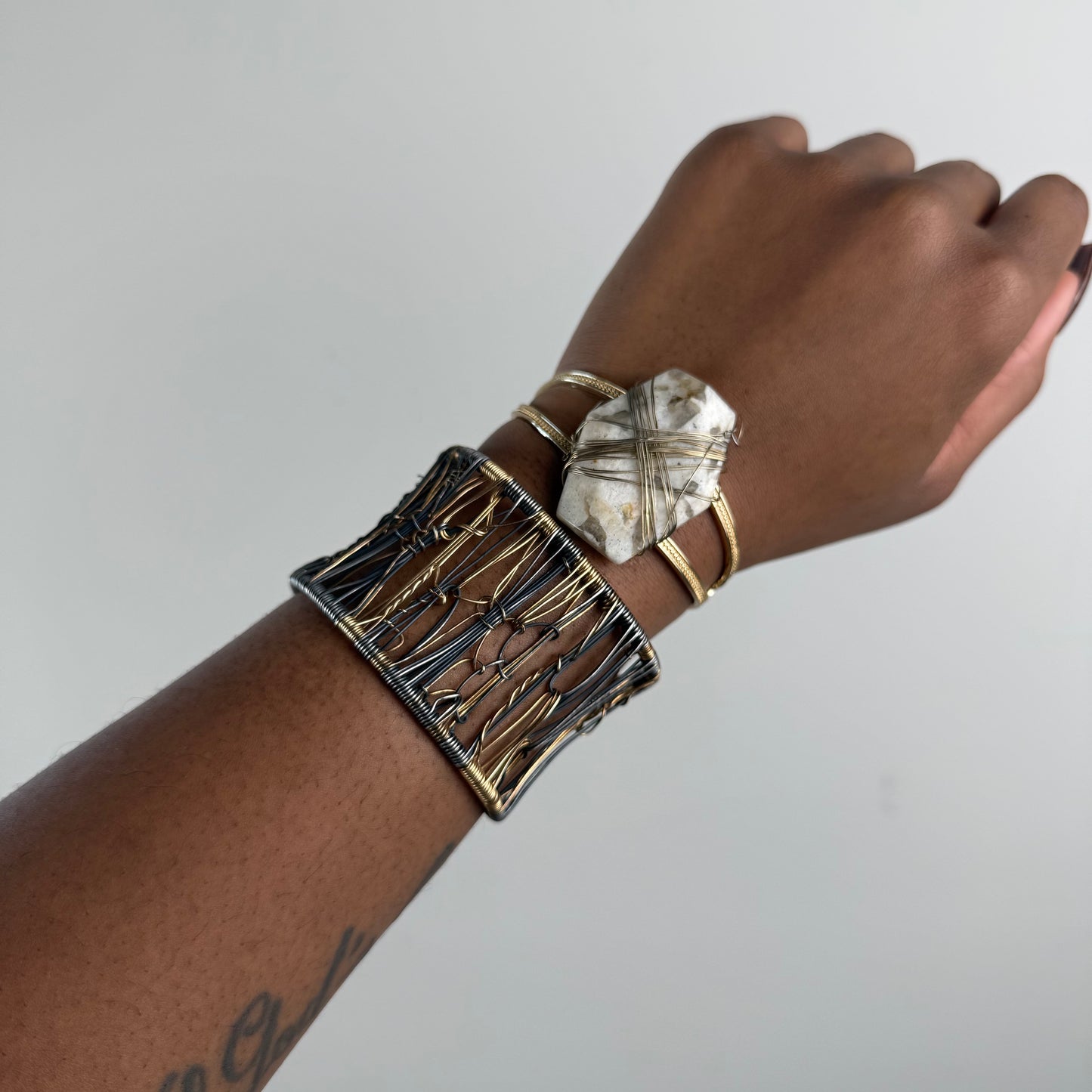 Boho bangle stack