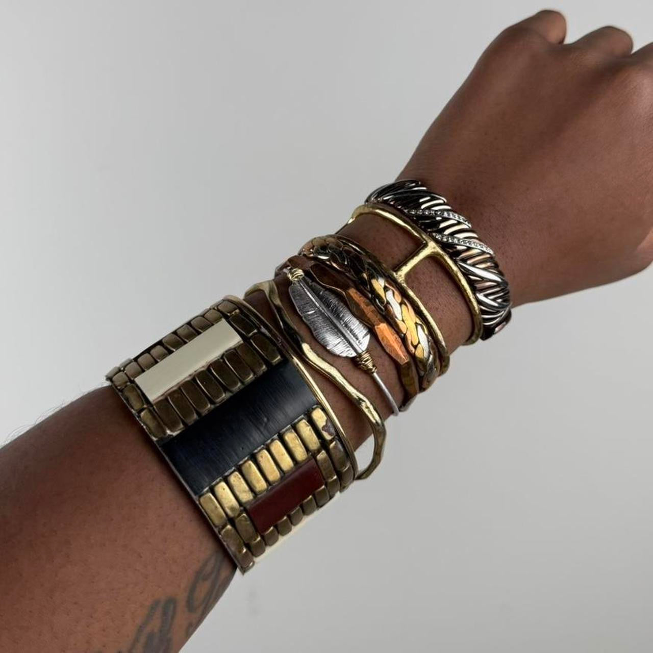 Boho bangle stack
