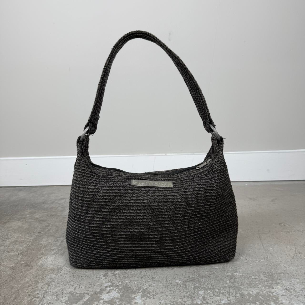 Gray textured bag