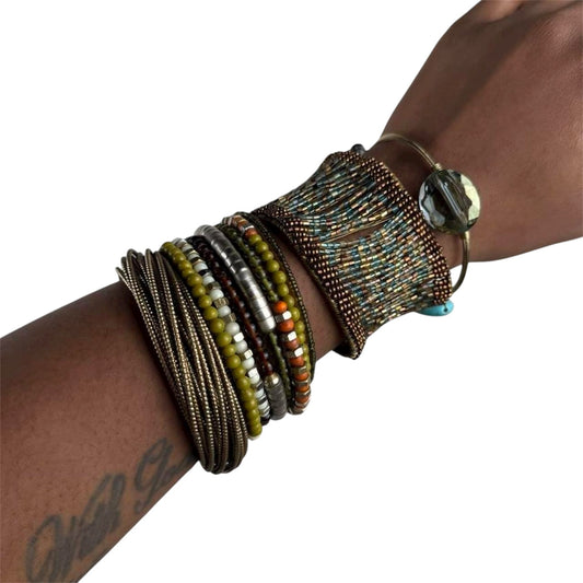Boho bangle stack