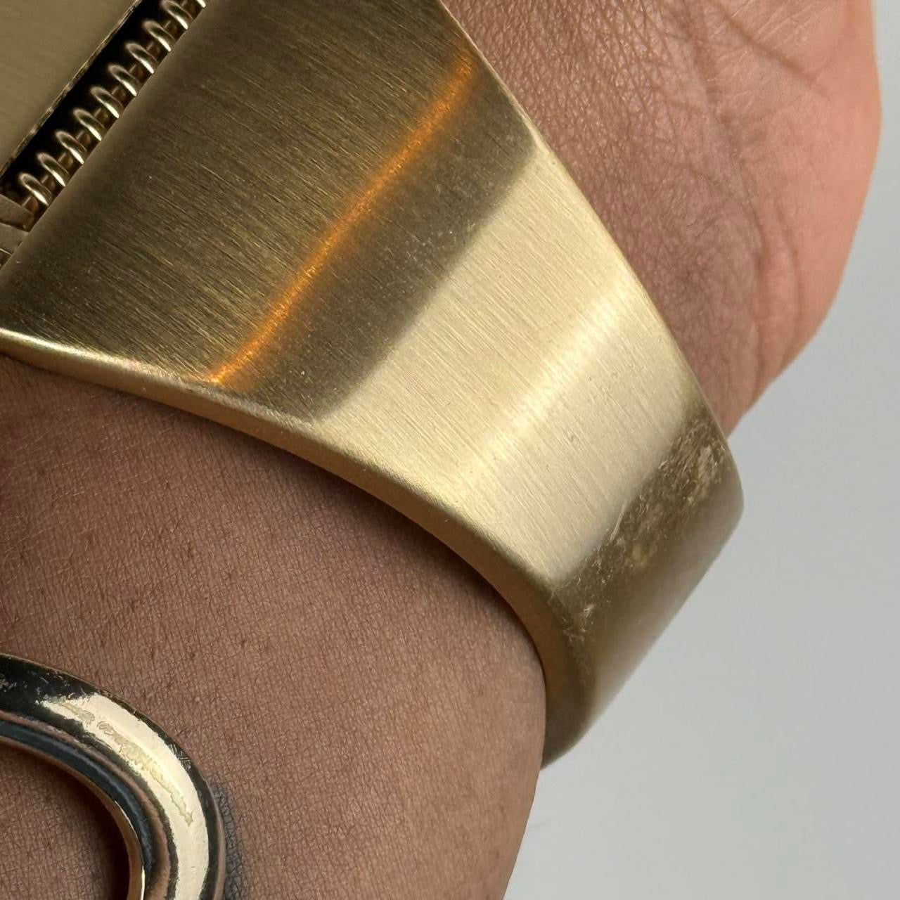Gold Tone Cuff Stack