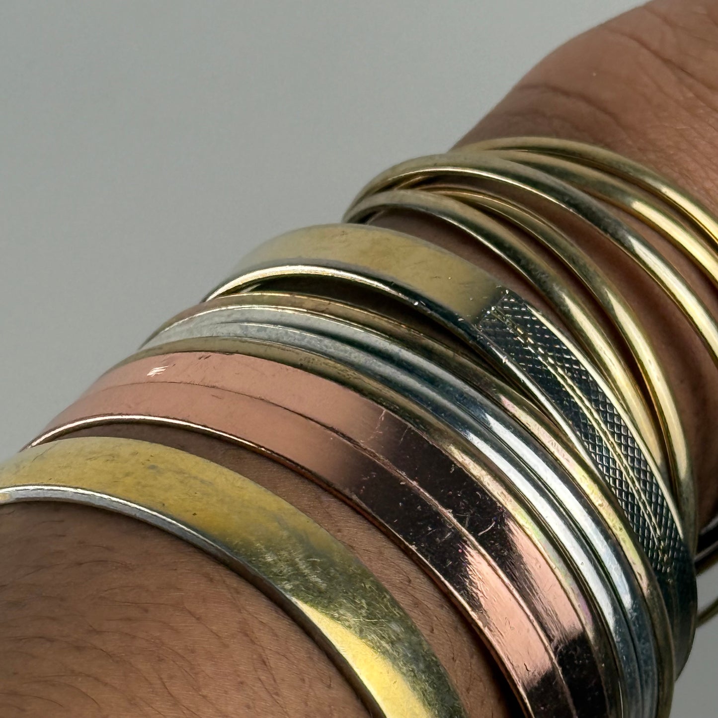 Boho bangle stack