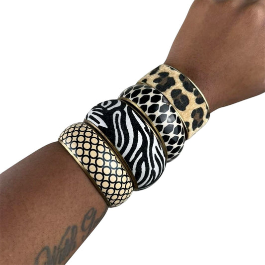 Multicolored Bangle Stack