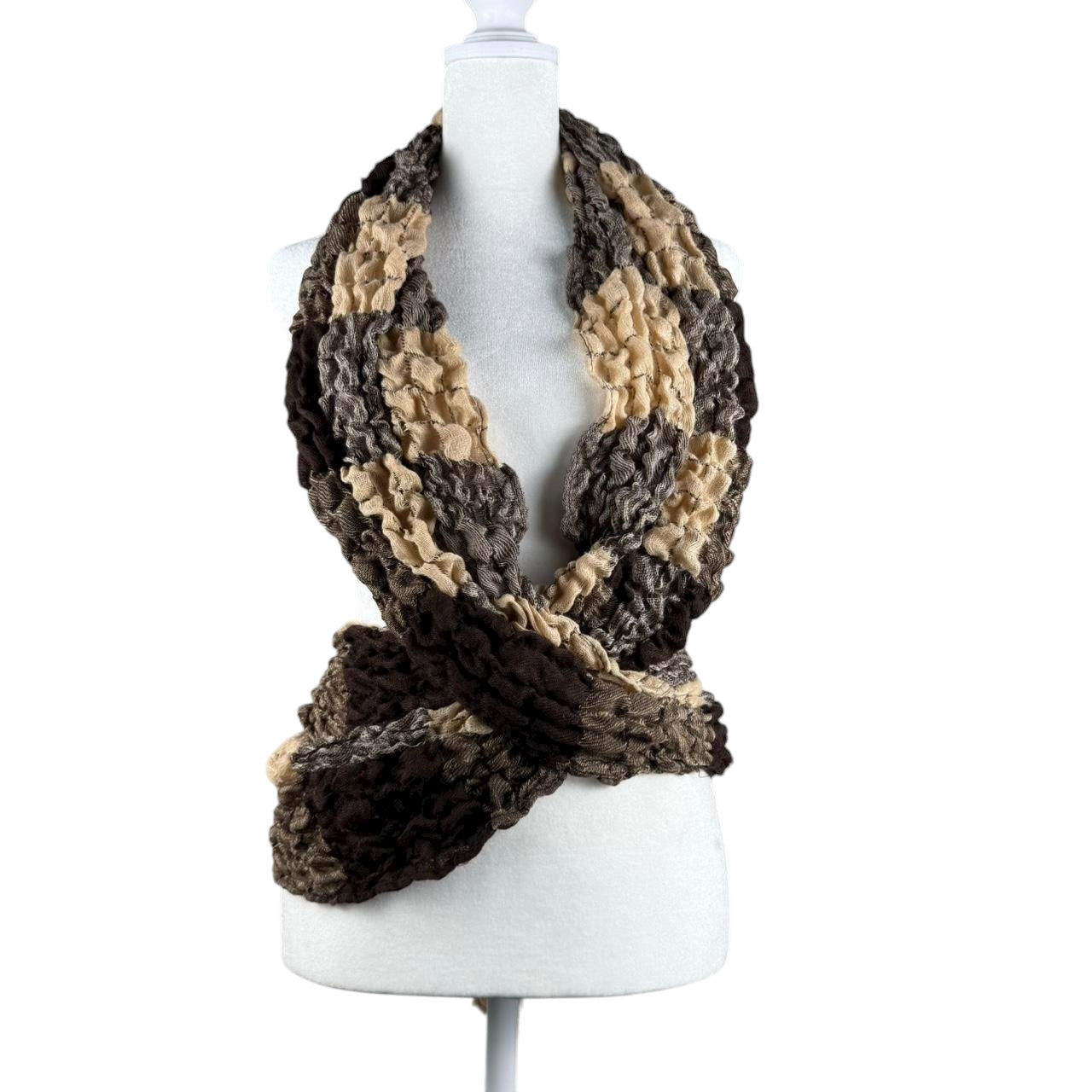 Brown scarf