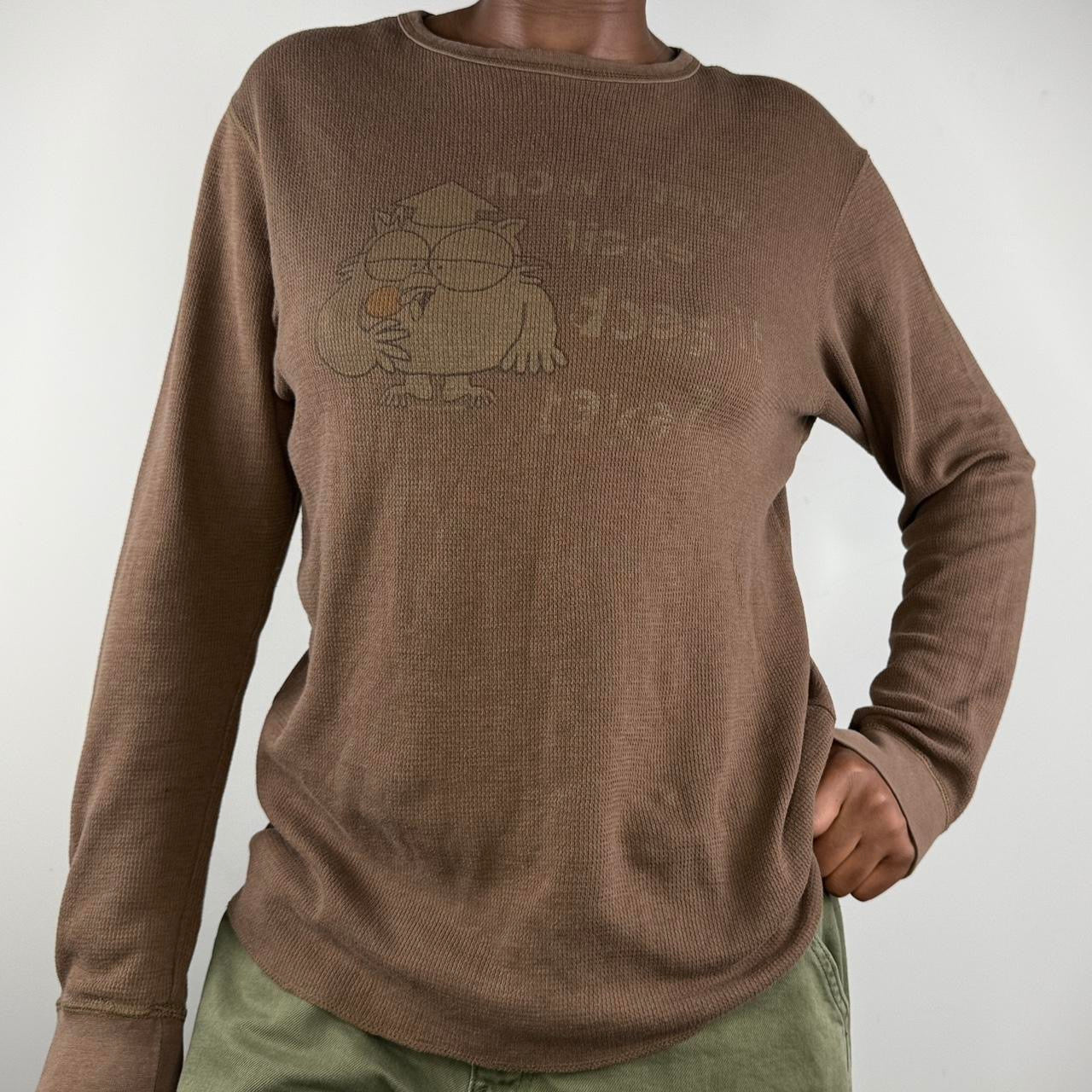 Brown "How many licks" tee