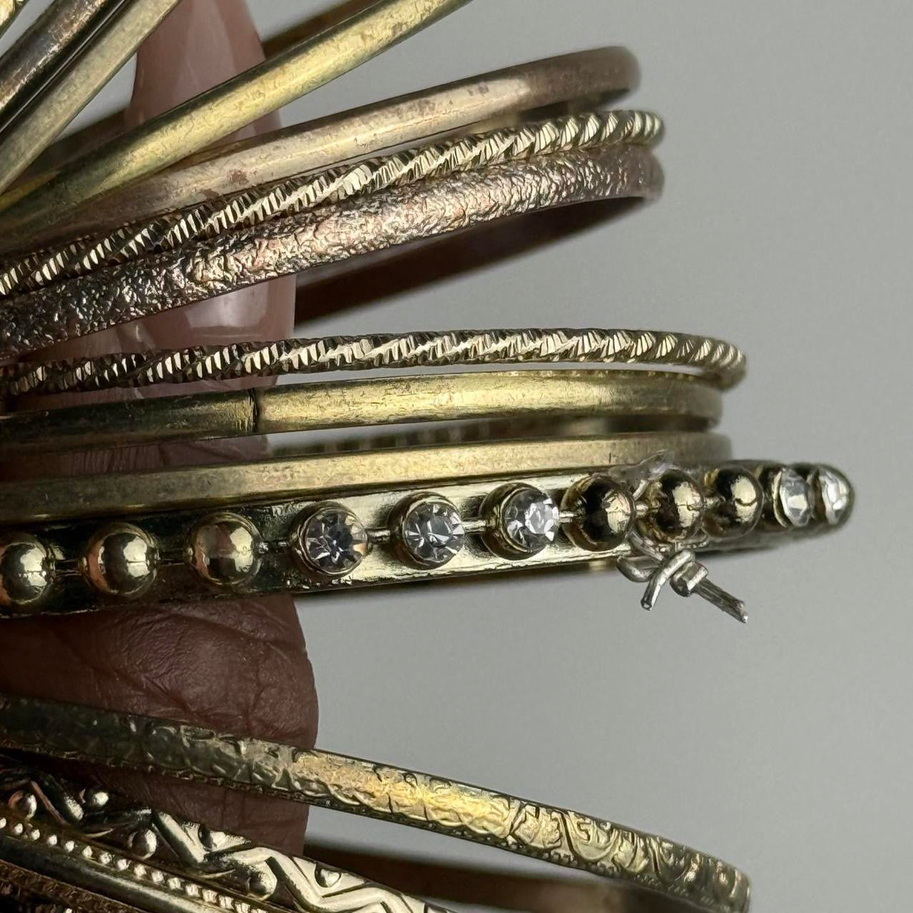 Boho Bangle Stack (mixed metals)