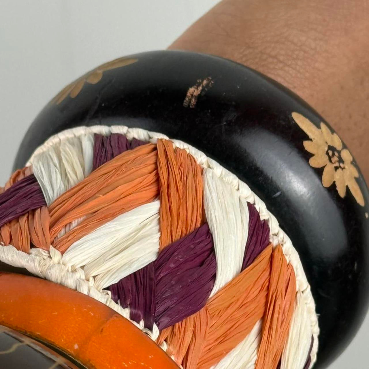 Multicolored Bangle Stack