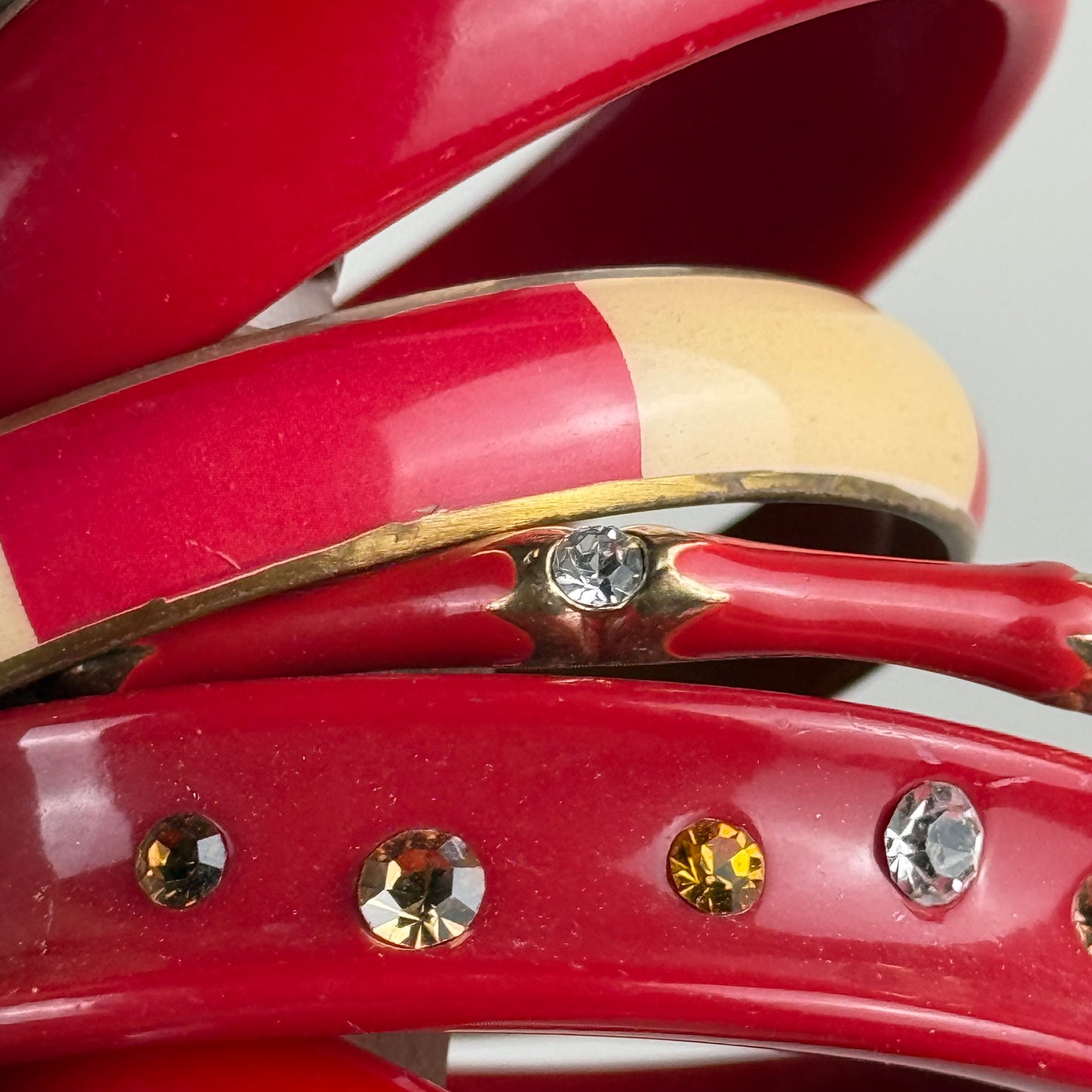 Multicolored Bangle Stack