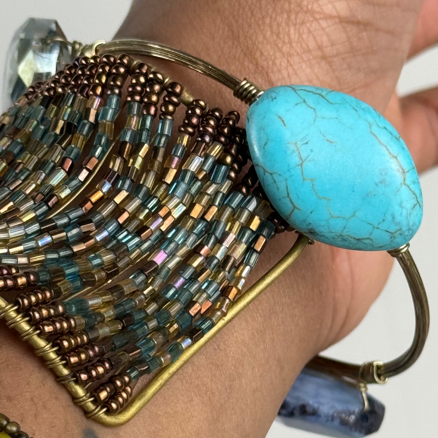 Boho bangle stack