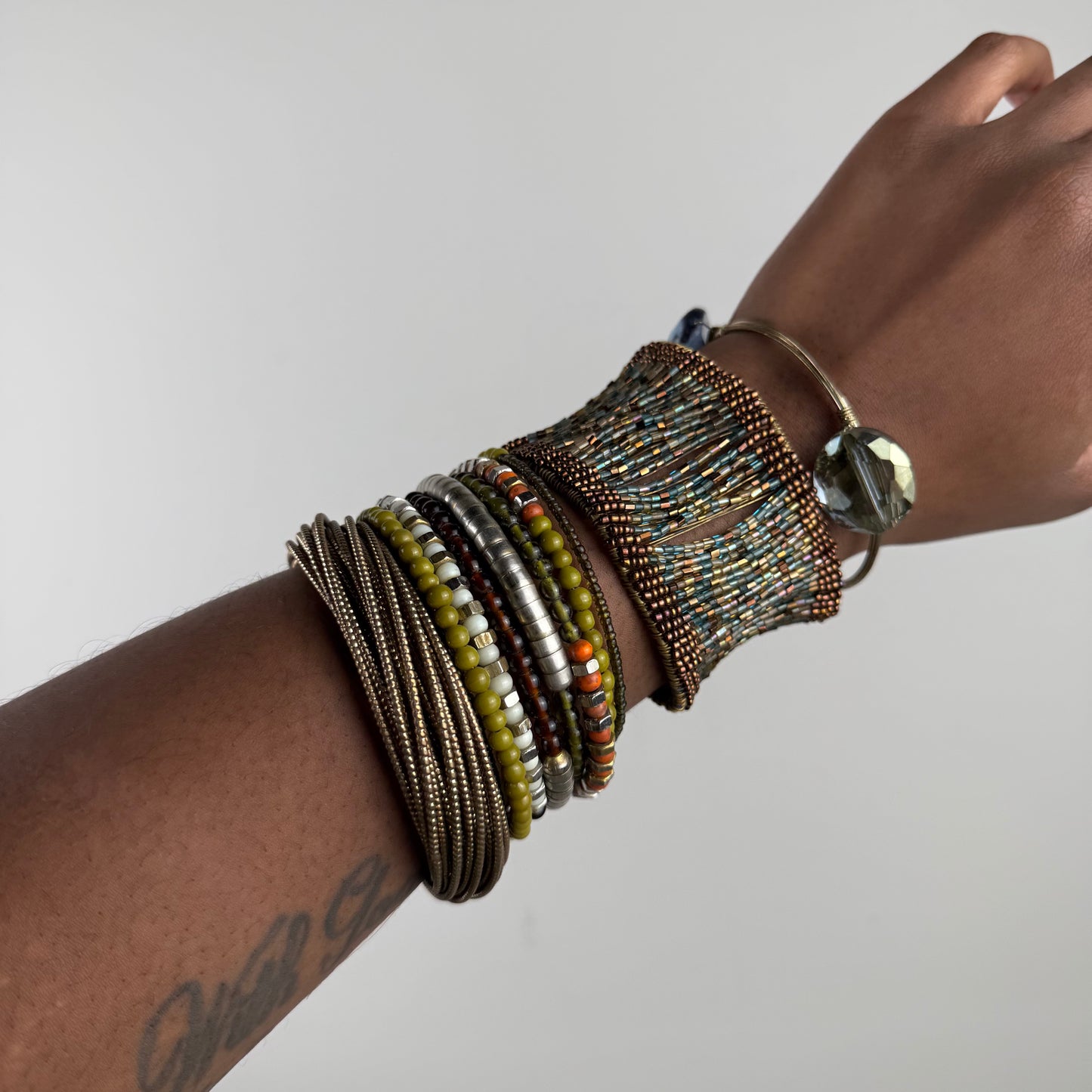Boho bangle stack