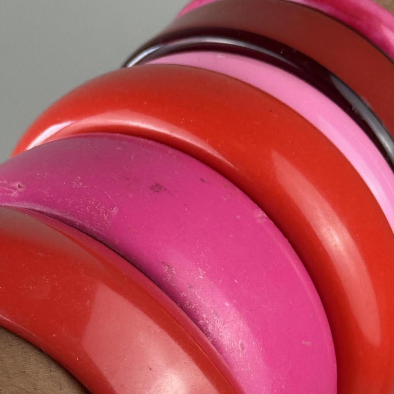 Multicolored Bangle Stack