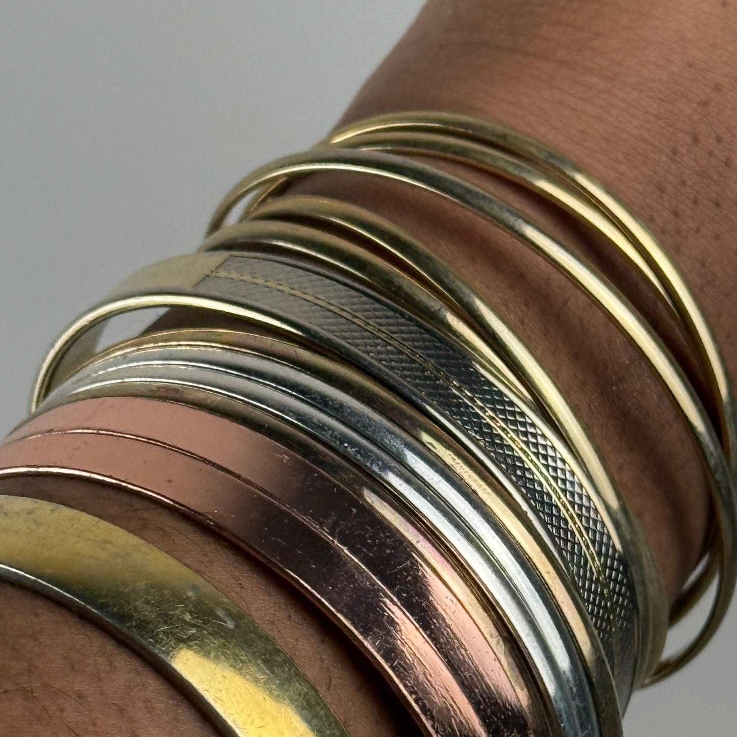 Boho bangle stack