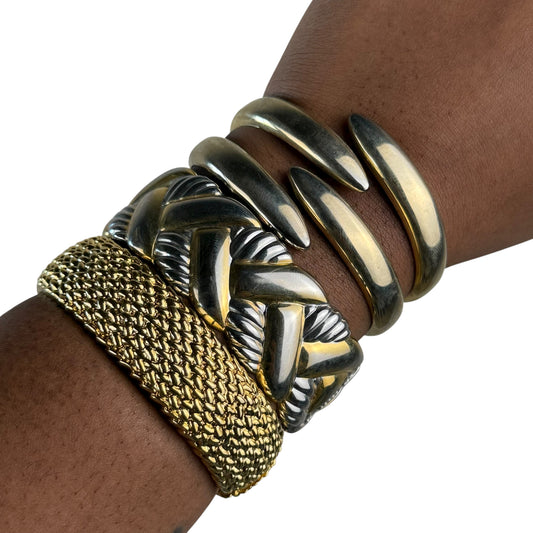 Boho bangle cuff stack