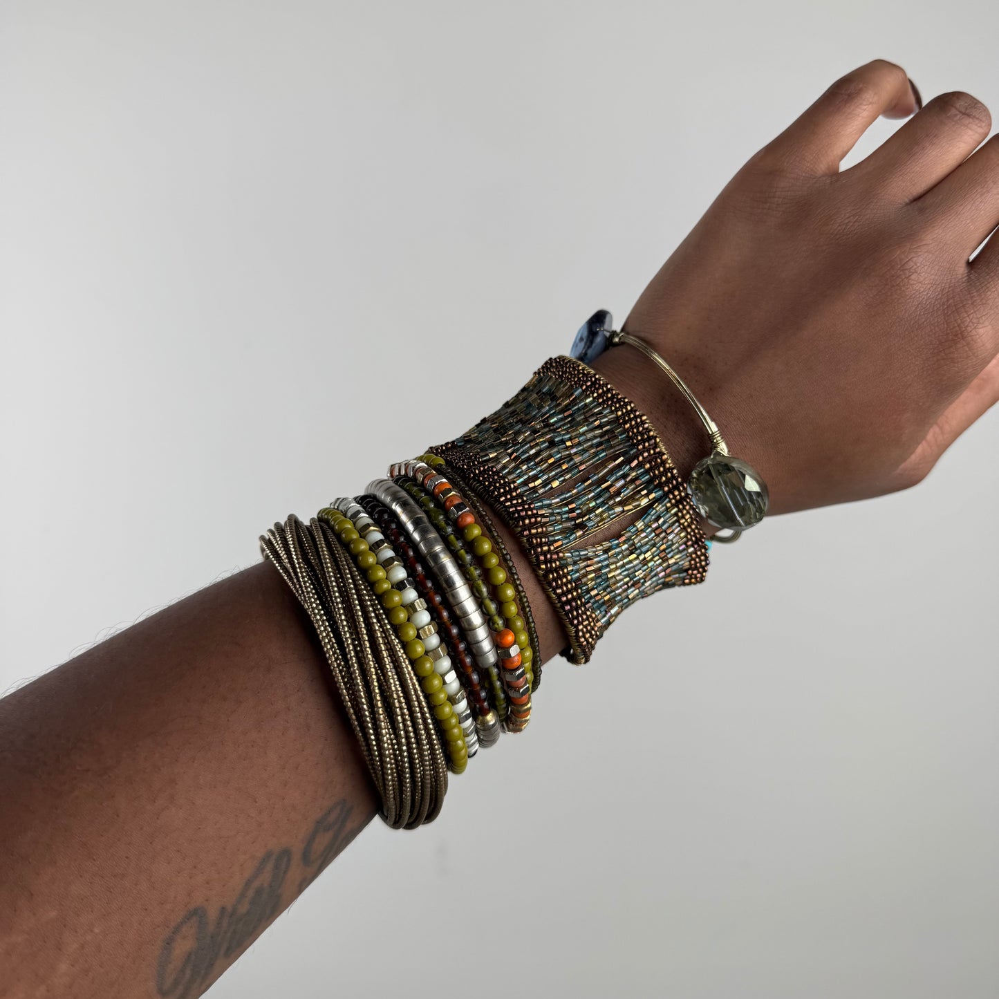 Boho bangle stack
