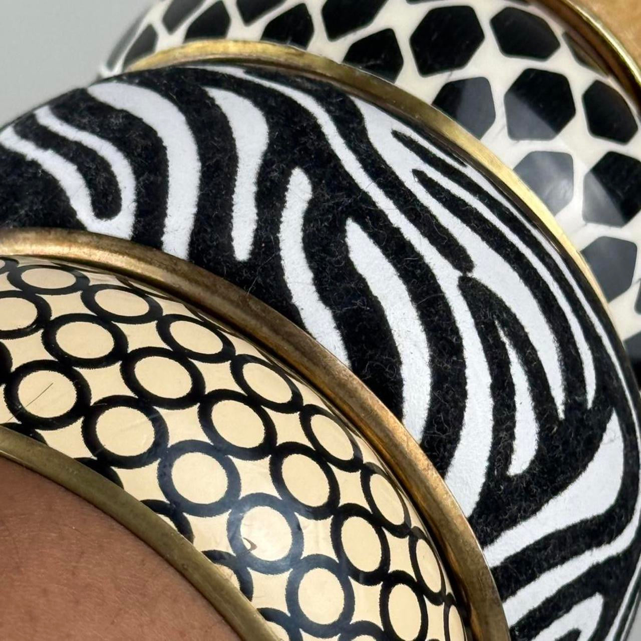 Multicolored Bangle Stack