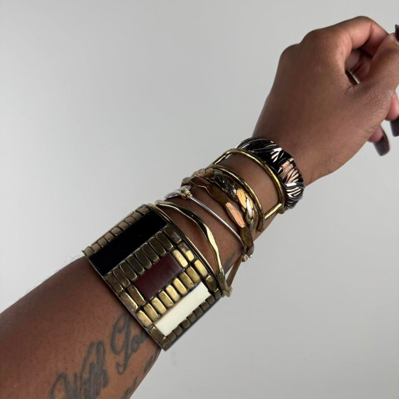Boho bangle stack