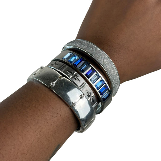 Multicolored Bangle Cuff Stack