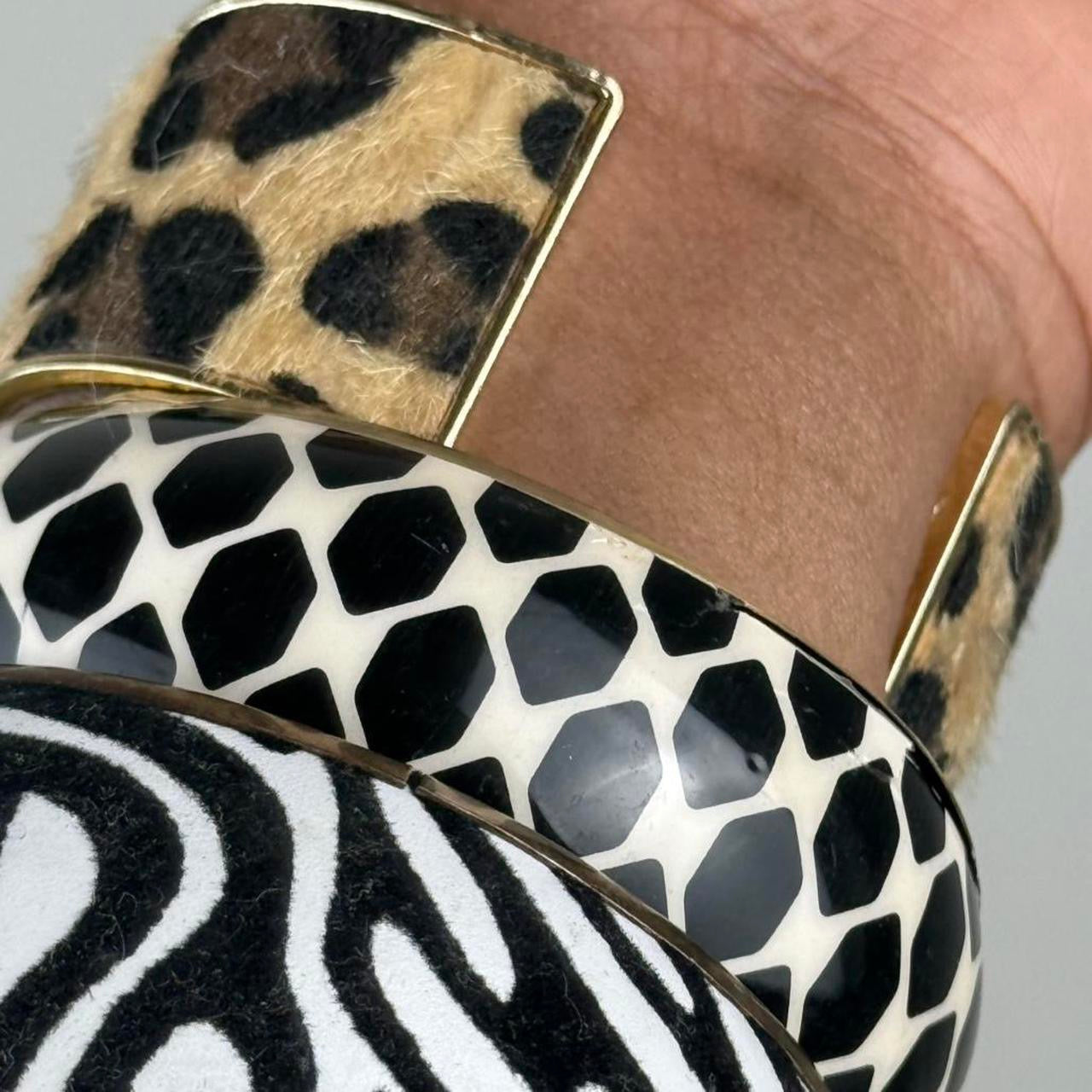Multicolored Bangle Stack