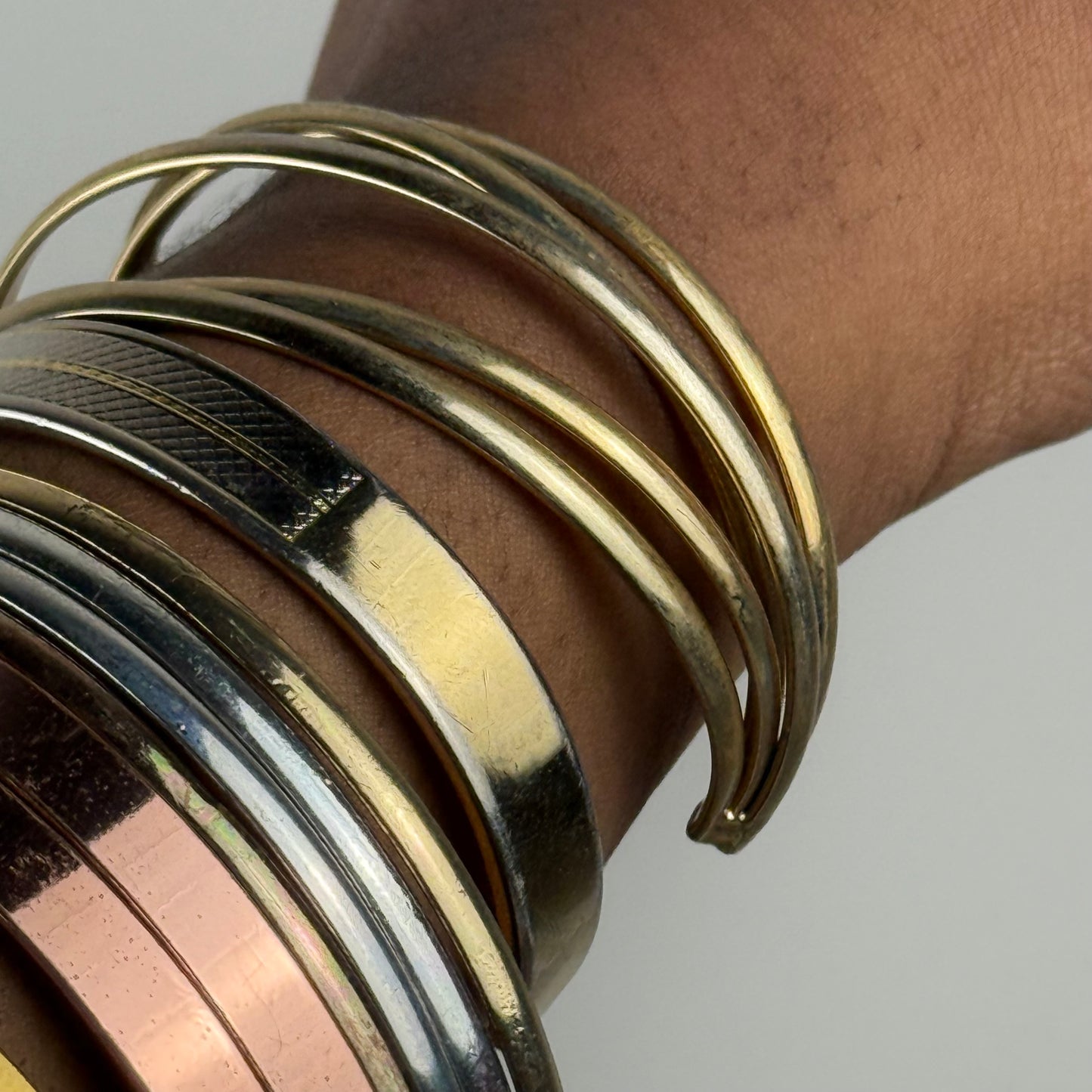 Boho bangle stack