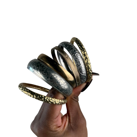 Boho bangle stack