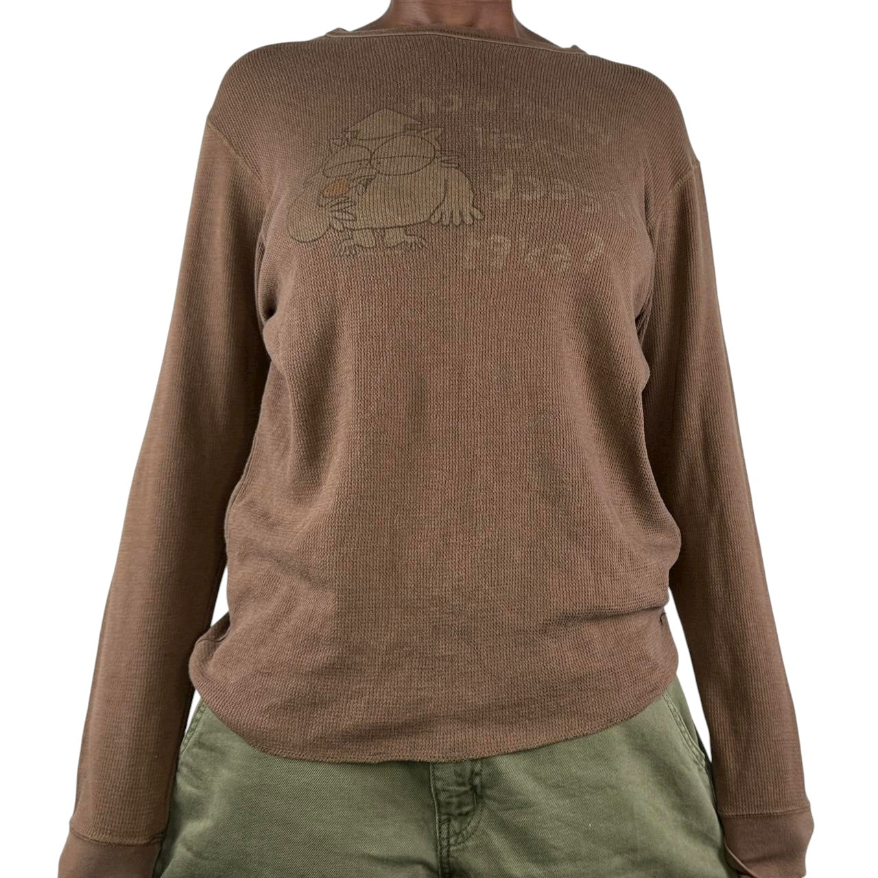 Brown "How many licks" tee
