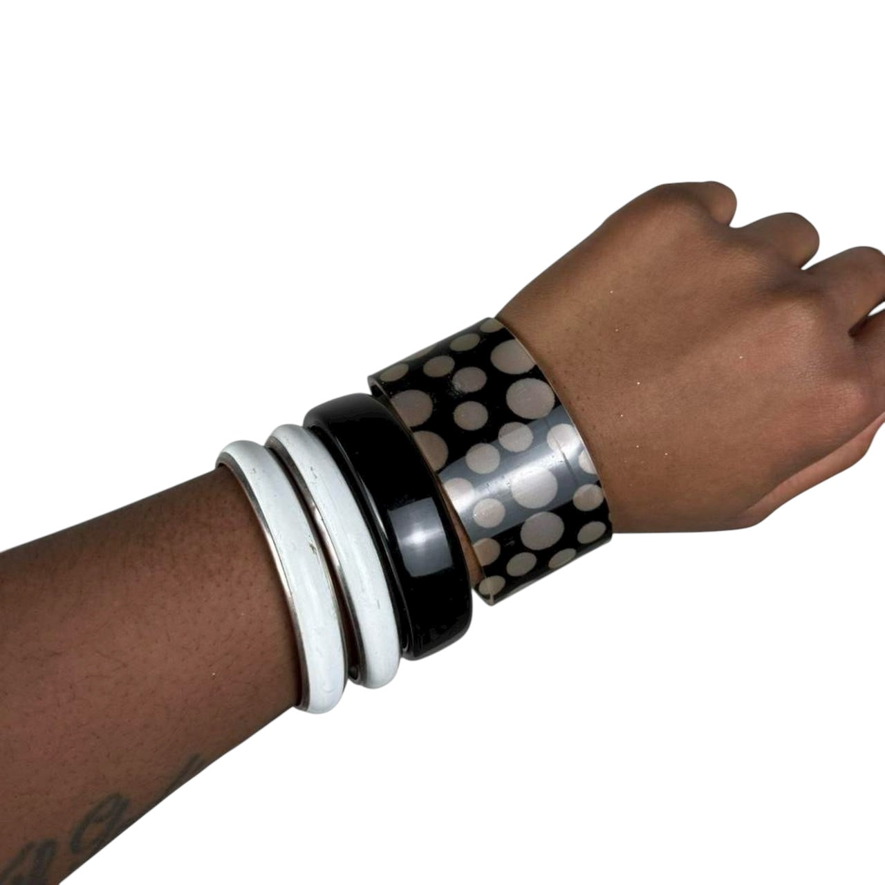 Multicolored Bangle Stack